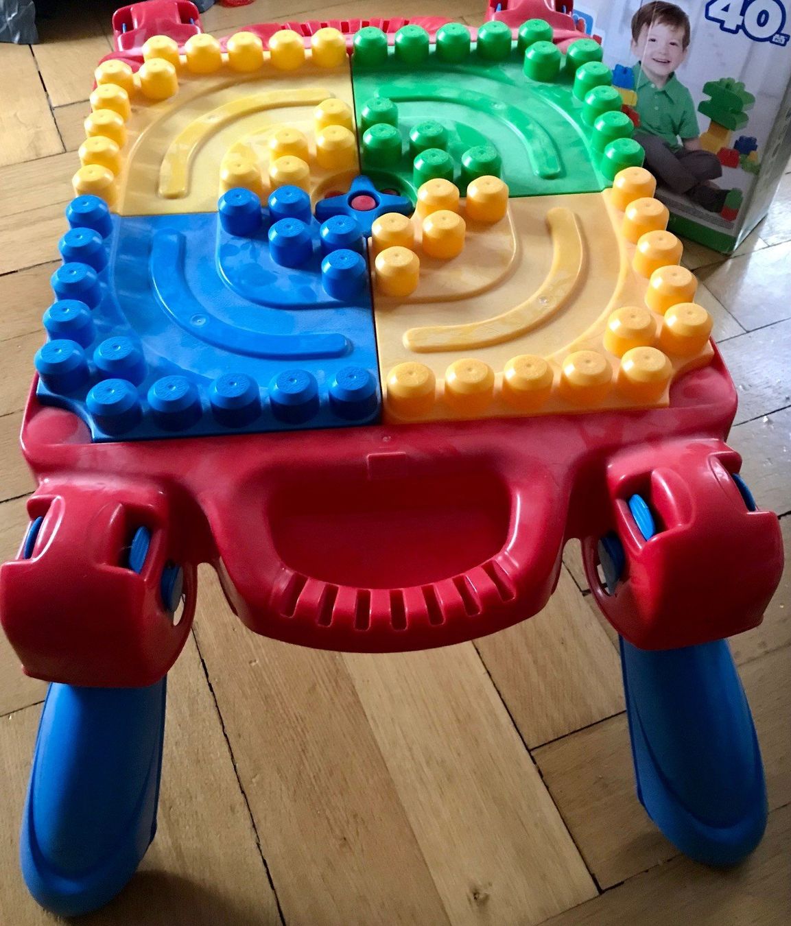 Mega Kit di costruzioni: Mega Bloks, 3-in-1 learning table + Mega bloks 40 pieces – Usato da Delémont venduto da CH_Marc 4
