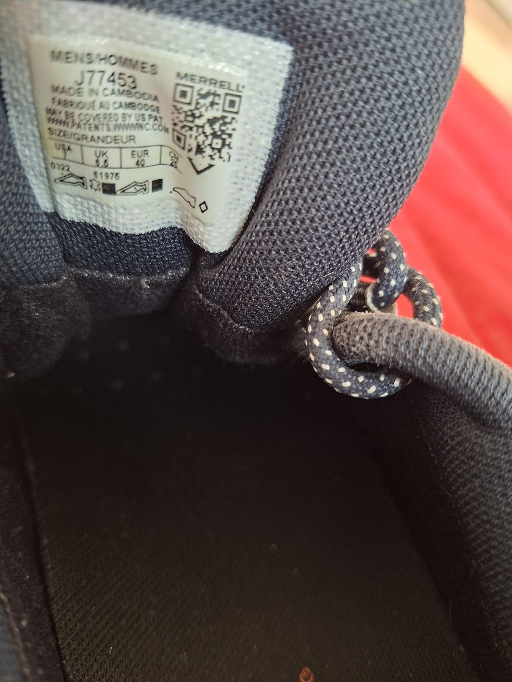 Merrell Scarpe da uomo: Wanderschuhe Merrell Gore-Tex Grösse 40 dunkelblau – Usato da Sumiswald venduto da Cicco02 1