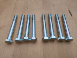Vis 6 pans 12x100mm, 8 pièces