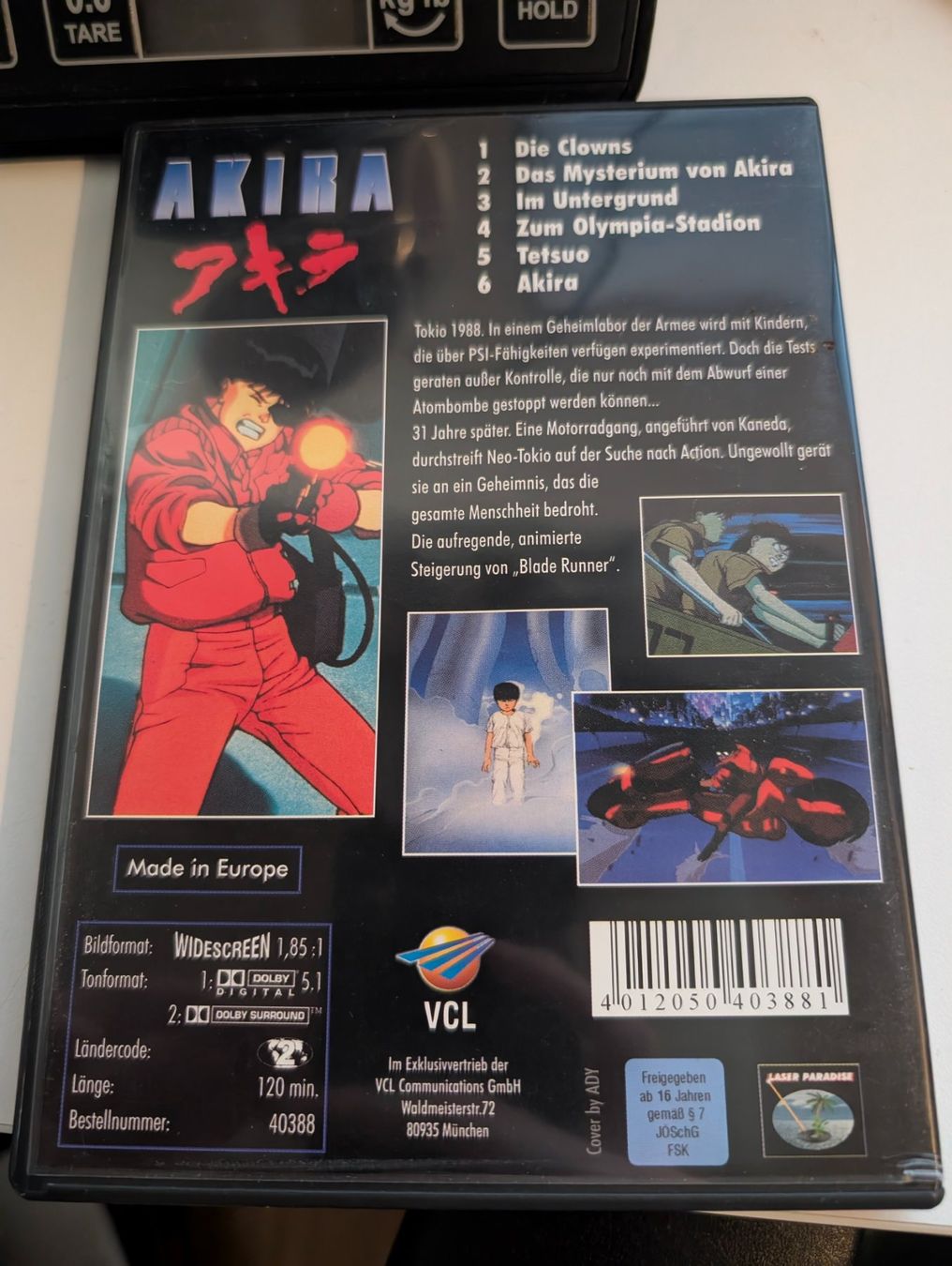 Alle DVDs: Akira DVD R2 Anime 90's OOP – Gebraucht aus Hünenberg See von SpecialEditionGaming 1