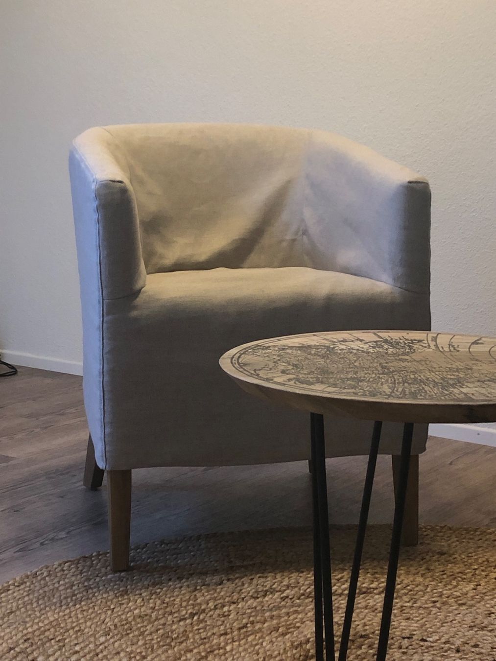 Maisons du monde Poltrone: Neu - Grauer / Beige Sessel – Nuovo (secondo la descrizione) da Hüttikon venduto da abarb