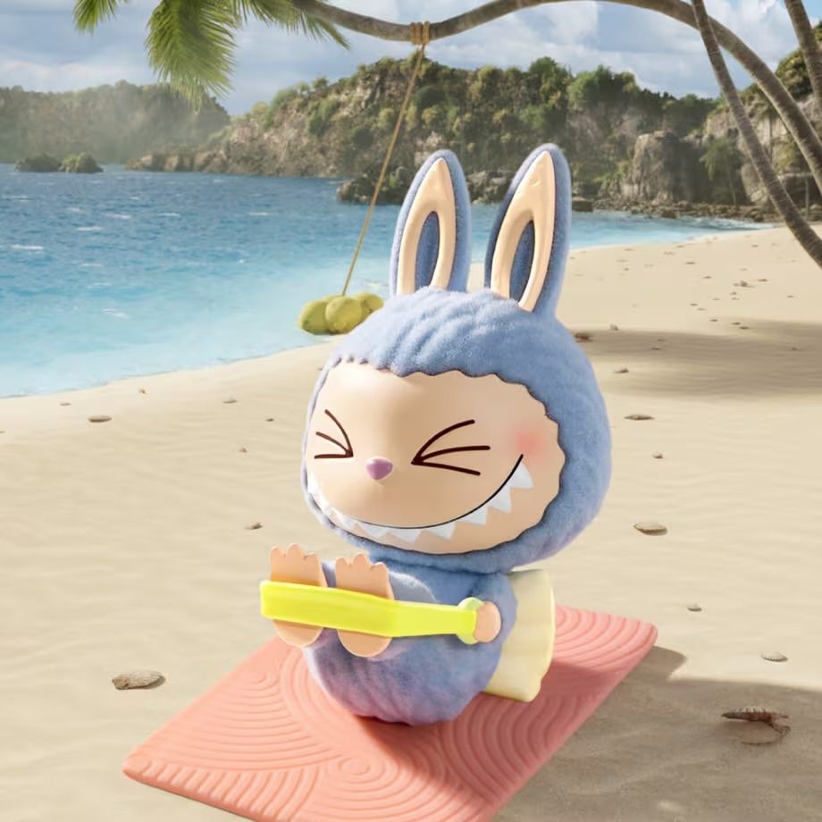 Pop Mart Statuette: Labubu Lazy Yoga Authentic - Stretch Out – Nuovo e nell'imballaggio originale da Airolo venduto da MomTheBraggerStudio 1