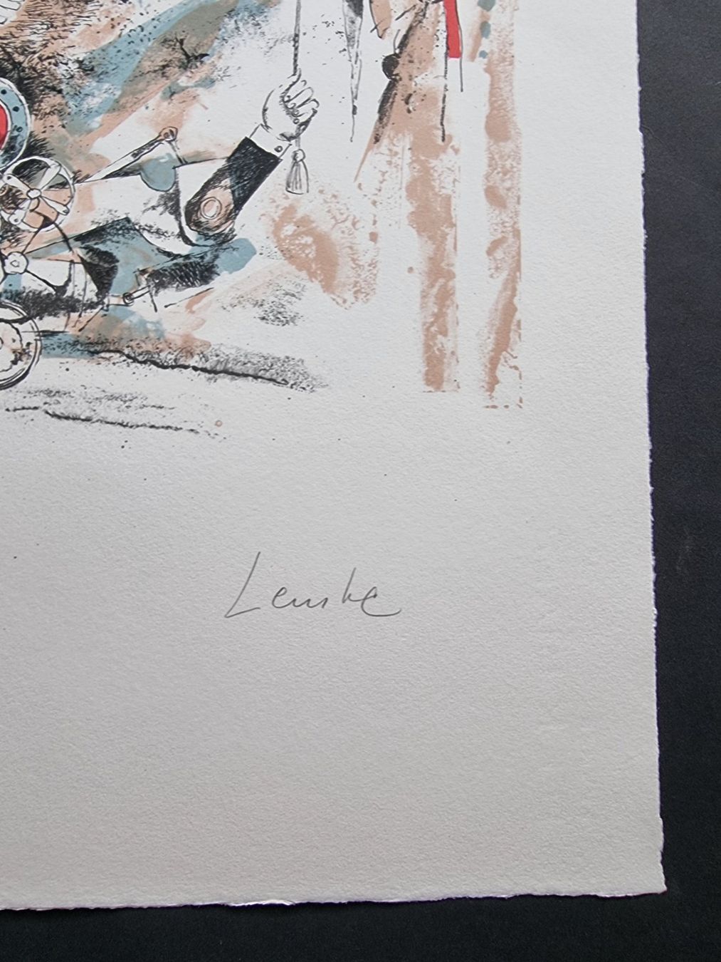 Grafiken & Lithographien: HORST LEMKE LITHORAPHIE SIGNIERT NUMMERIERT – Gebraucht aus Gersau von grafik-kunst 2