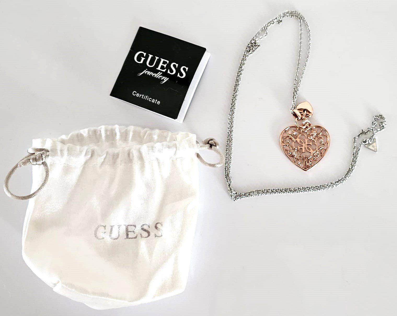 Catenine: Collier Guess doré rose – Usato da La Chaux-de-Fonds venduto da Cokecollection