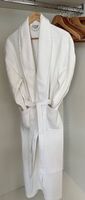The White Company, LDN Morgenmantel Weiss XL Baumwolle Uni