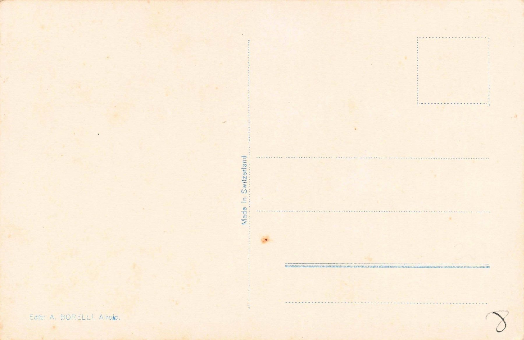 Cartoline postali: Piora Leventina – Usato da Biasca venduto da Blenio71 1