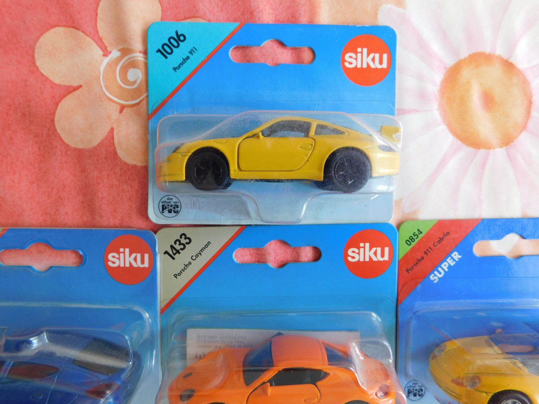 Siku Modellini d'auto: Siku Set mit 7 Porsche – Nuovo (secondo la descrizione) da Strengelbach venduto da Wedi73 1