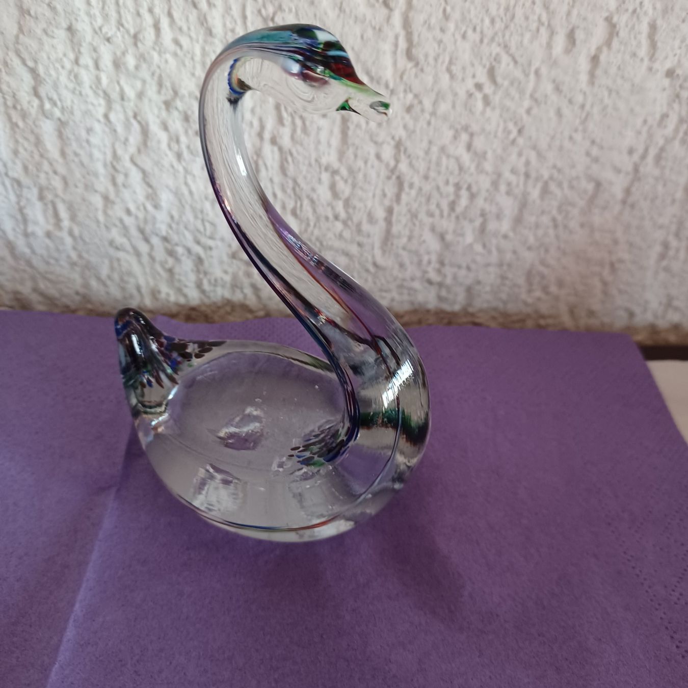 Bicchieri: groser Schwan aus Glas – Usato da Abtwil SG venduto da luupsy