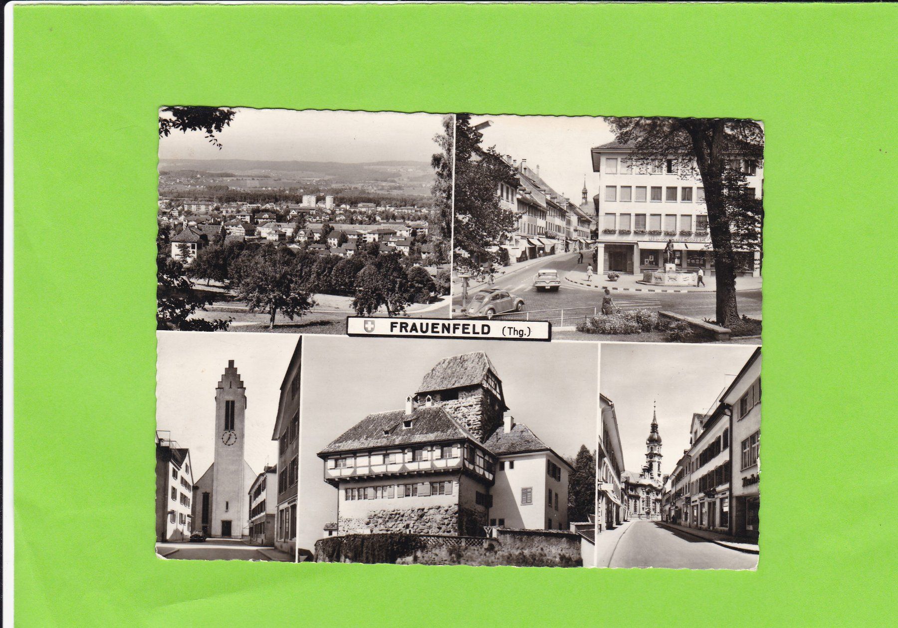 Ansichtskarten: Frauenfeld-Oldtimer--Feldpost – Gebraucht aus St. Peterzell von neckertal