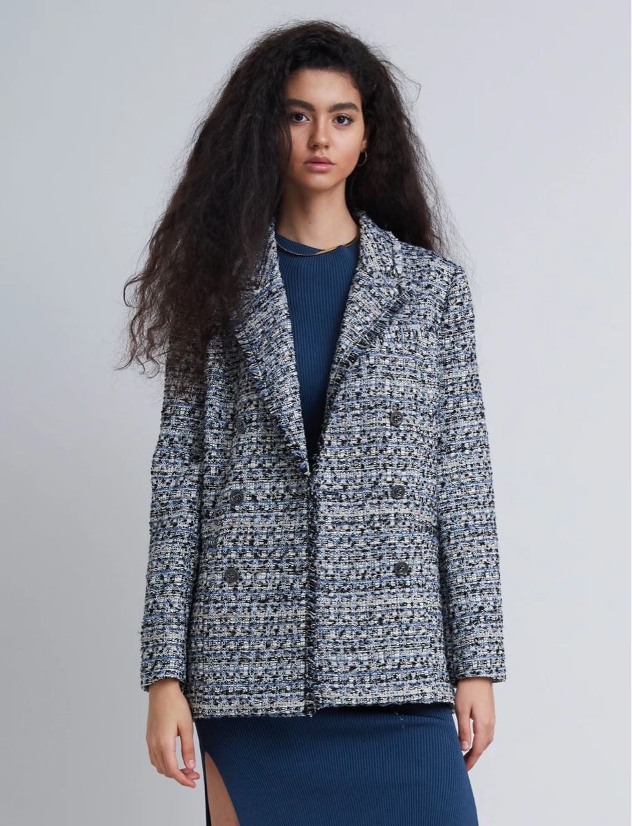 Giacche: Blazer tweed Bruuns Bazaar neuf - taille 40 – Nuovo (secondo la descrizione) da Lausanne venduto da Cupcake.vanille 2
