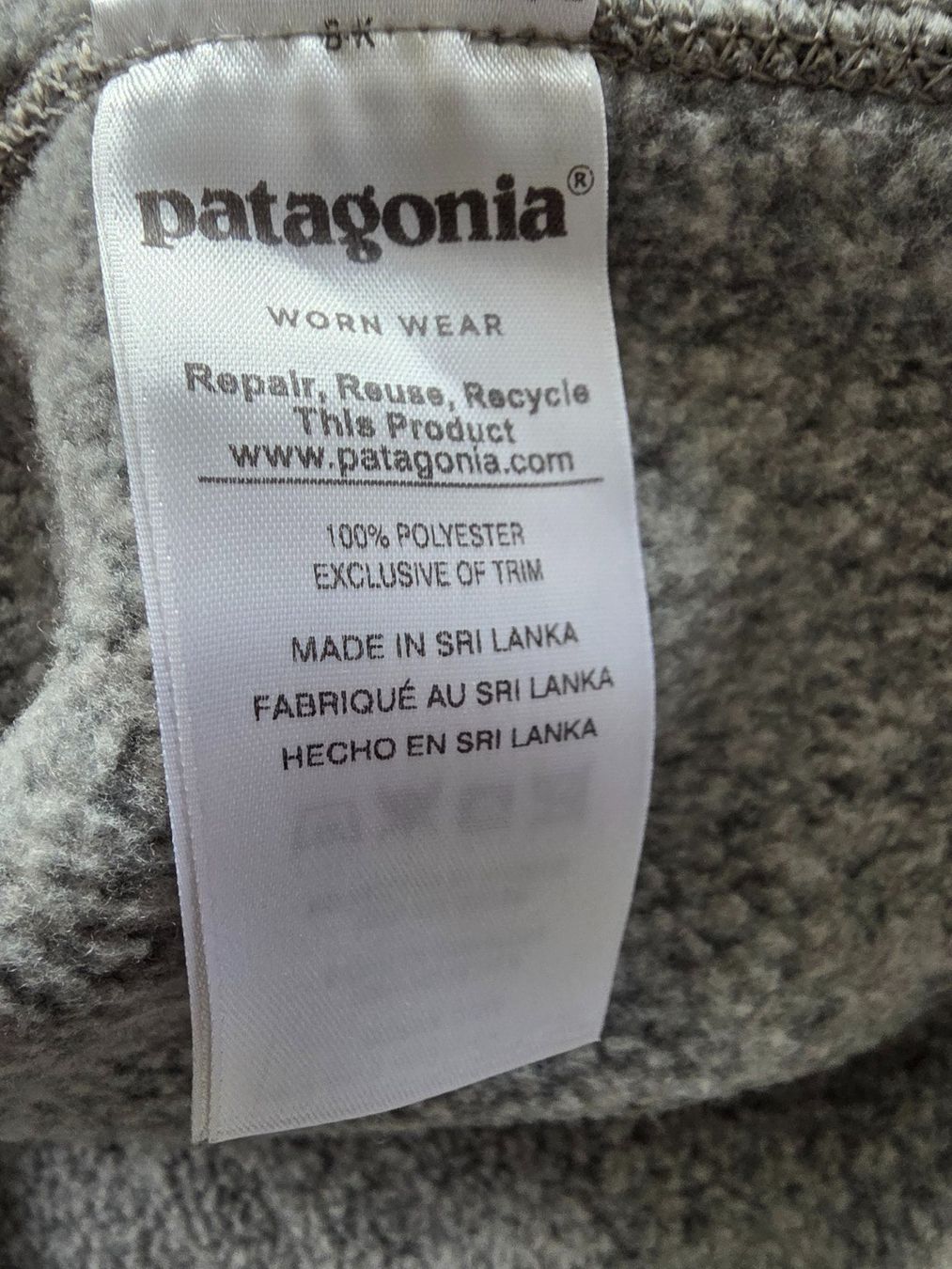 Patagonia Giacche: Patagonia Better Sweater Jacket M Stonewash – Nuovo (secondo la descrizione) da Dietlikon venduto da Bonamesa 4