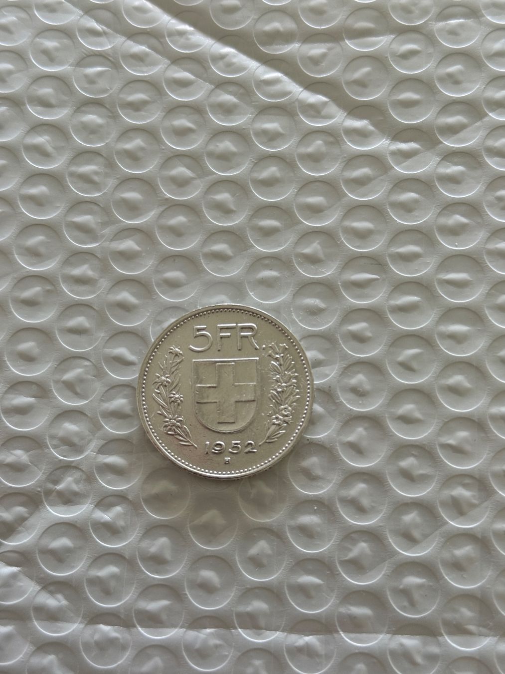 Tutti le monete: Seltener 5 Franken 1952  sehr Rar – Usato da Wallisellen venduto da SWISS_SILVER1 1