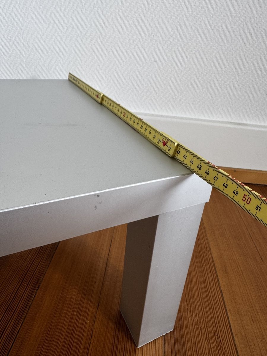 Comodini: Nachttisch / Couchtisch silber – Usato da Zürich venduto da Leined 3