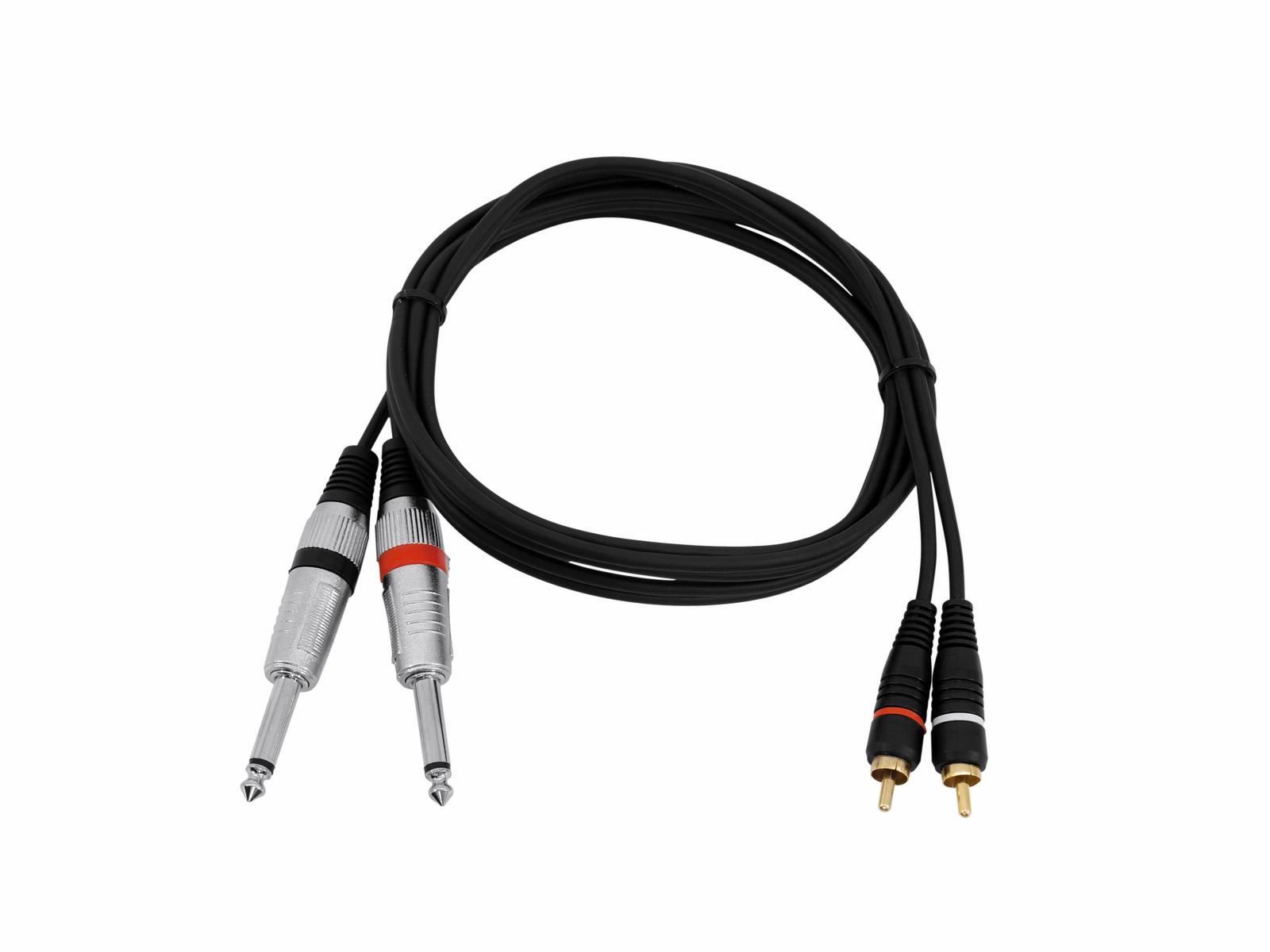 Cavi: OMNITRONIC Adapterkabel 2xKlinke/2xCi... – Nuovo e nell'imballaggio originale da Däniken SO venduto da Profog1 1