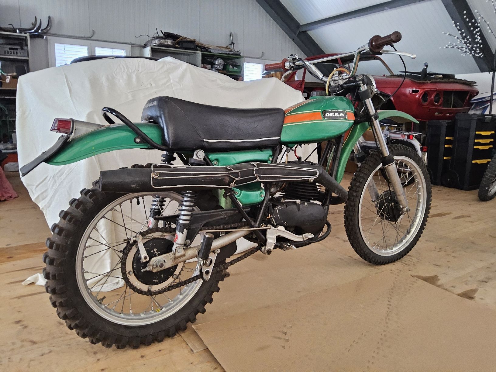 Enduro: Ossa 125 Phantom  – Defekt aus Tägerschen von Amadeus67 3