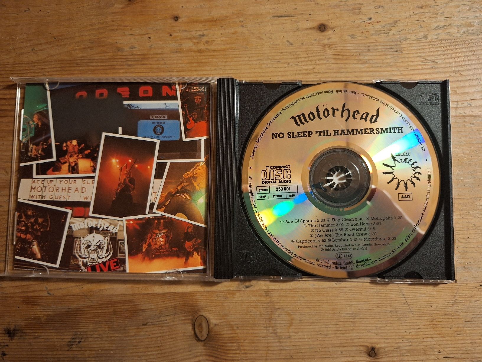 CD: Motörhead " no sleep til hammersmith " – Usato da Schwarzenburg venduto da Ralfi1 2