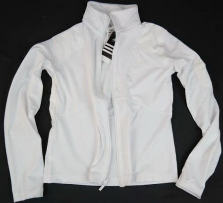 Adidas Damen Jacke Tennis ,Fitness, Pilates,weiss/Gr.48