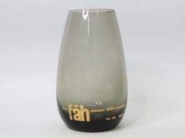 Vintage Vase Glashalle Fäh Rapperswil Mundgeblasen