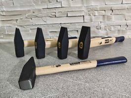 5 x 1000 g Schlosserhammer Hammer Werkstatthammer Holz