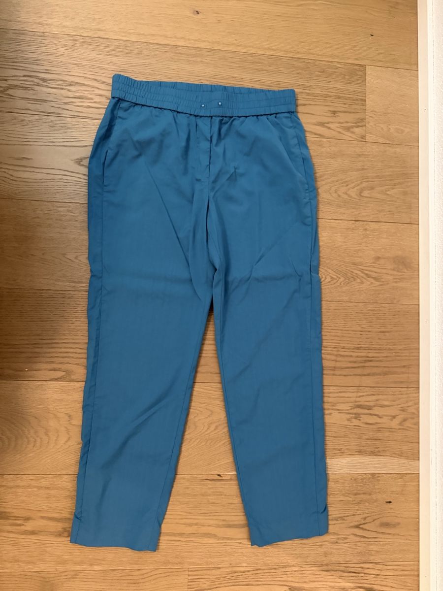 Escada Hosen: Escada blue trousers size 38 virgin wool – Gebraucht aus Bülach von Hrica21