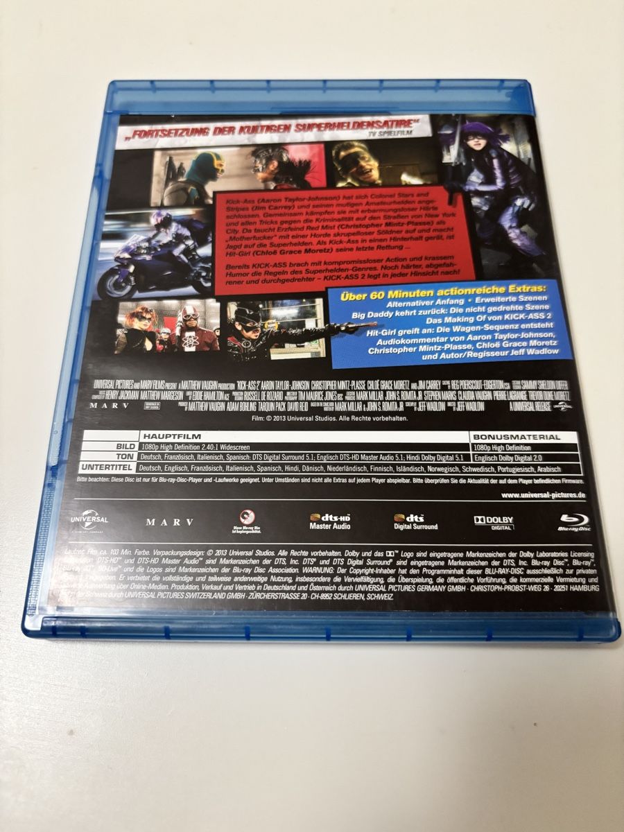 Tutti i DVDs: Kick Ass 2 Blu Ray – Usato da Luzern venduto da Armastra 1