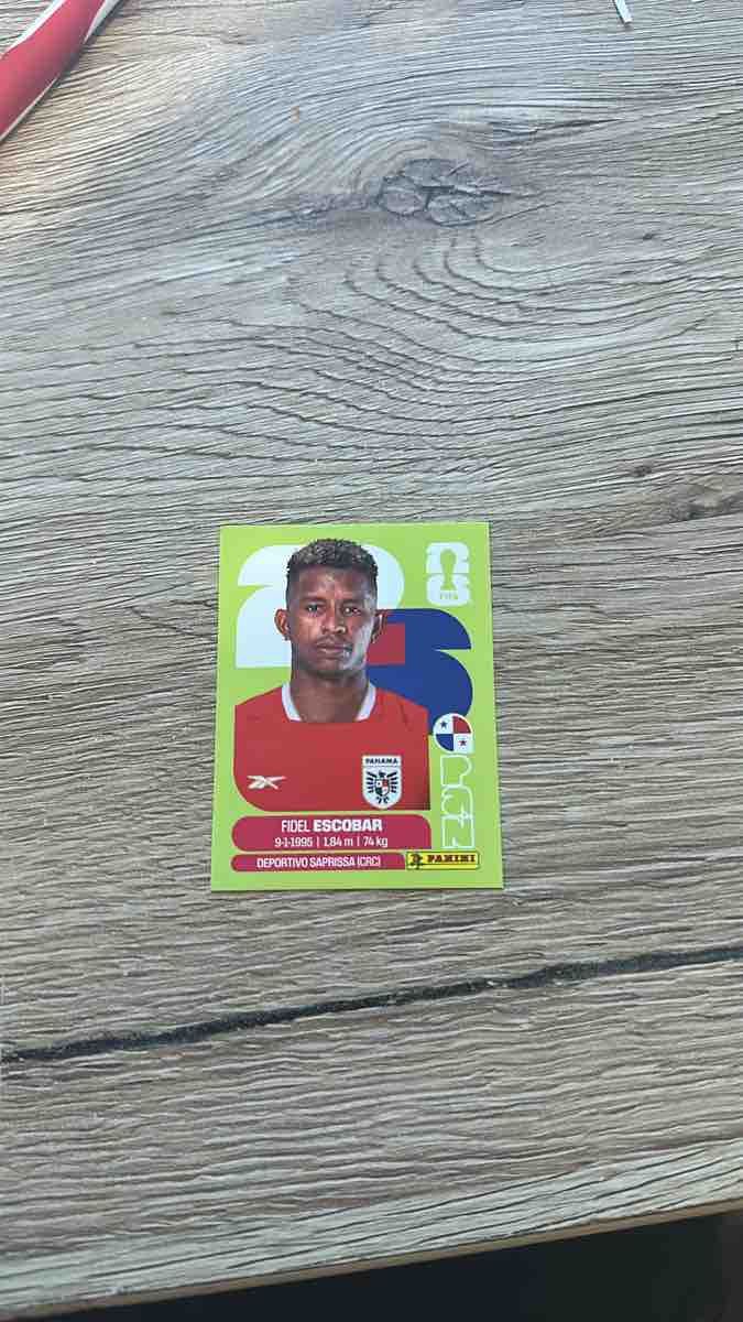 Panini Sammelbilder & Trading cards: Fidel Escobar Panini Sticker neu – Gebraucht aus Ostermundigen von Tcg-Lego-Store