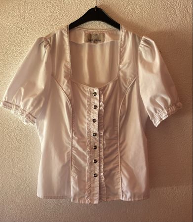 Trachtenbluse weiss