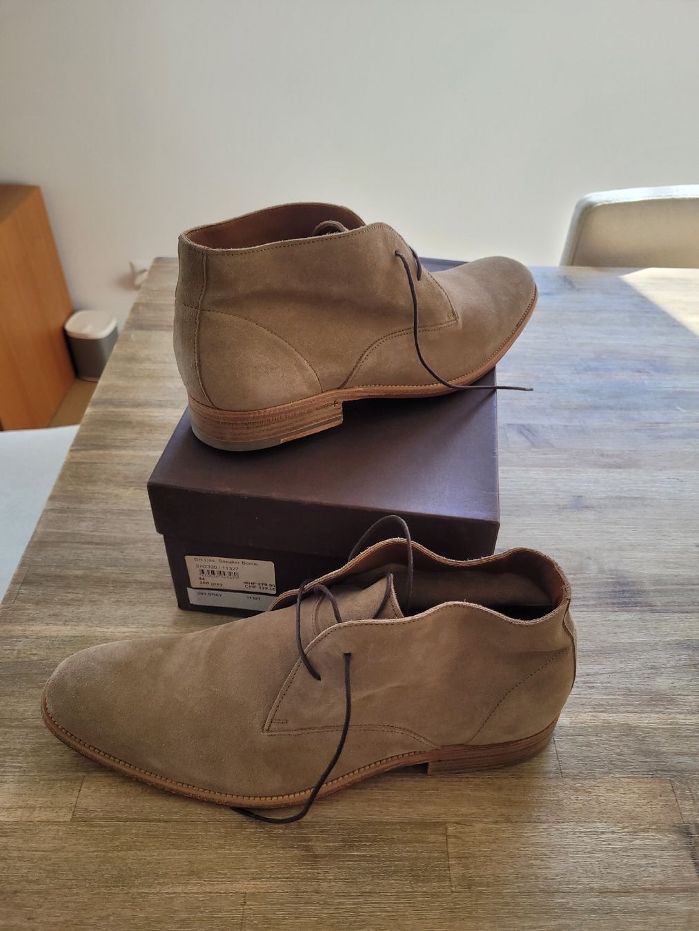 Navyboot Scarpe da uomo: Navyboot Stiefel beige Gr.42 – Nuovo (secondo la descrizione) da Allenwinden venduto da Babo2 2
