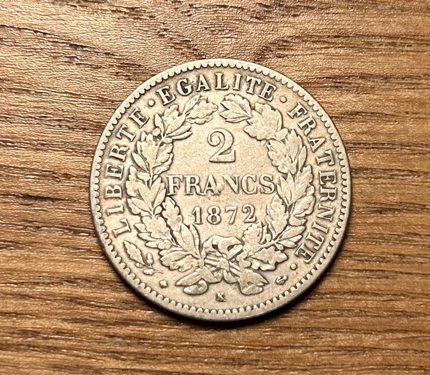 2franc français de 1872 atelier k Kaufen auf Ricardo