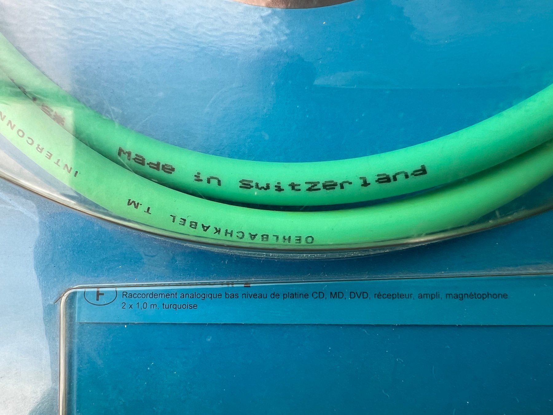 Oehlbach Cavi: Oelbach Kabel Cinch, 2 x 0,5m – Usato da Bazenheid venduto da rue_6hcy 1