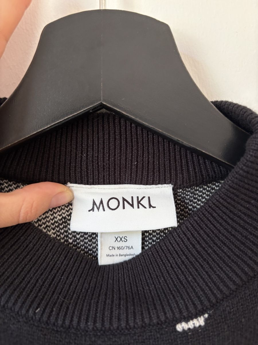 Monki Maglioni & Felpe: Pullover Monki Schwarz Weiss Grösse XXS – Nuovo (secondo la descrizione) da Malans GR venduto da sim_6pjl 2