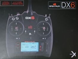 Spektrum DX6 DSMX 6-Kanal Fernst. – Mode 2 – OVP & Anleit.