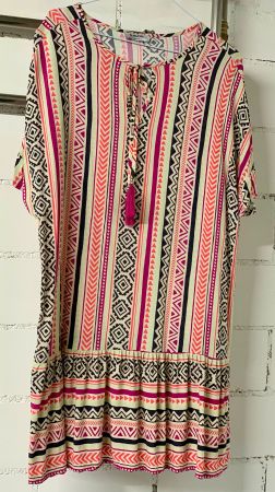 Sublevel  Kleid Tunika Gr. S/M Viskose, Sommer, Strand
