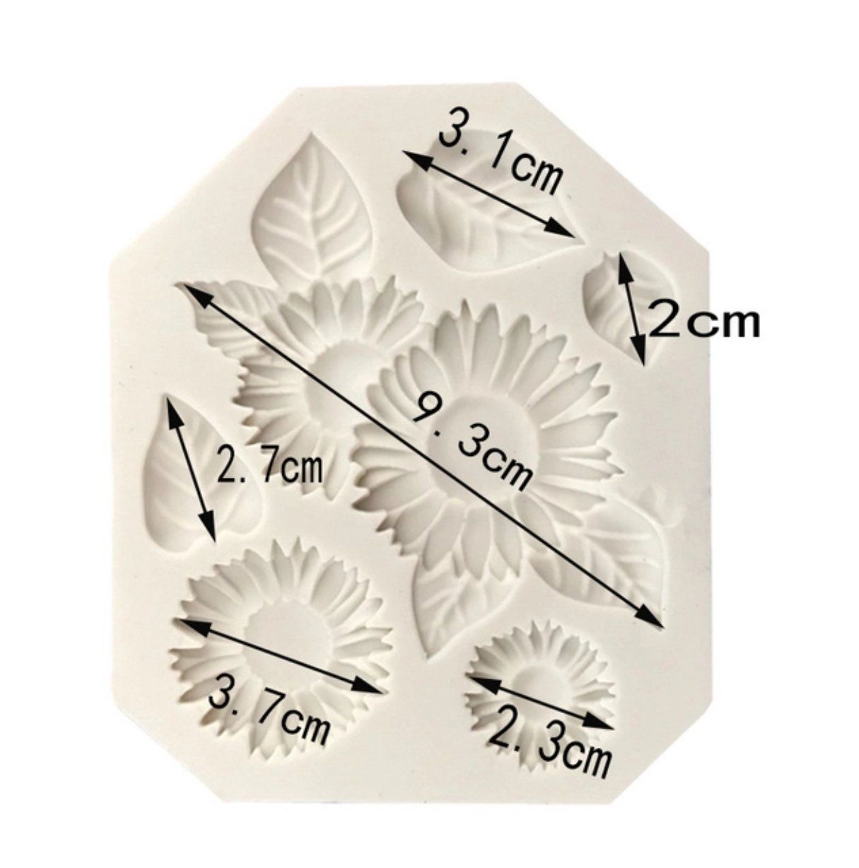 Teglie da forno: Giessform Silikonform Tortendekor Blumen Sonnenblumen – Nuovo e nell'imballaggio originale da Kaltbrunn venduto da schere-stein-papier 1