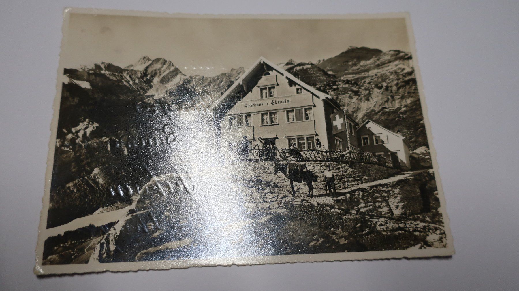 Ansichtskarten: Gasthaus Ebenalp – Gebraucht aus Cormoret von Pascalll2001 1