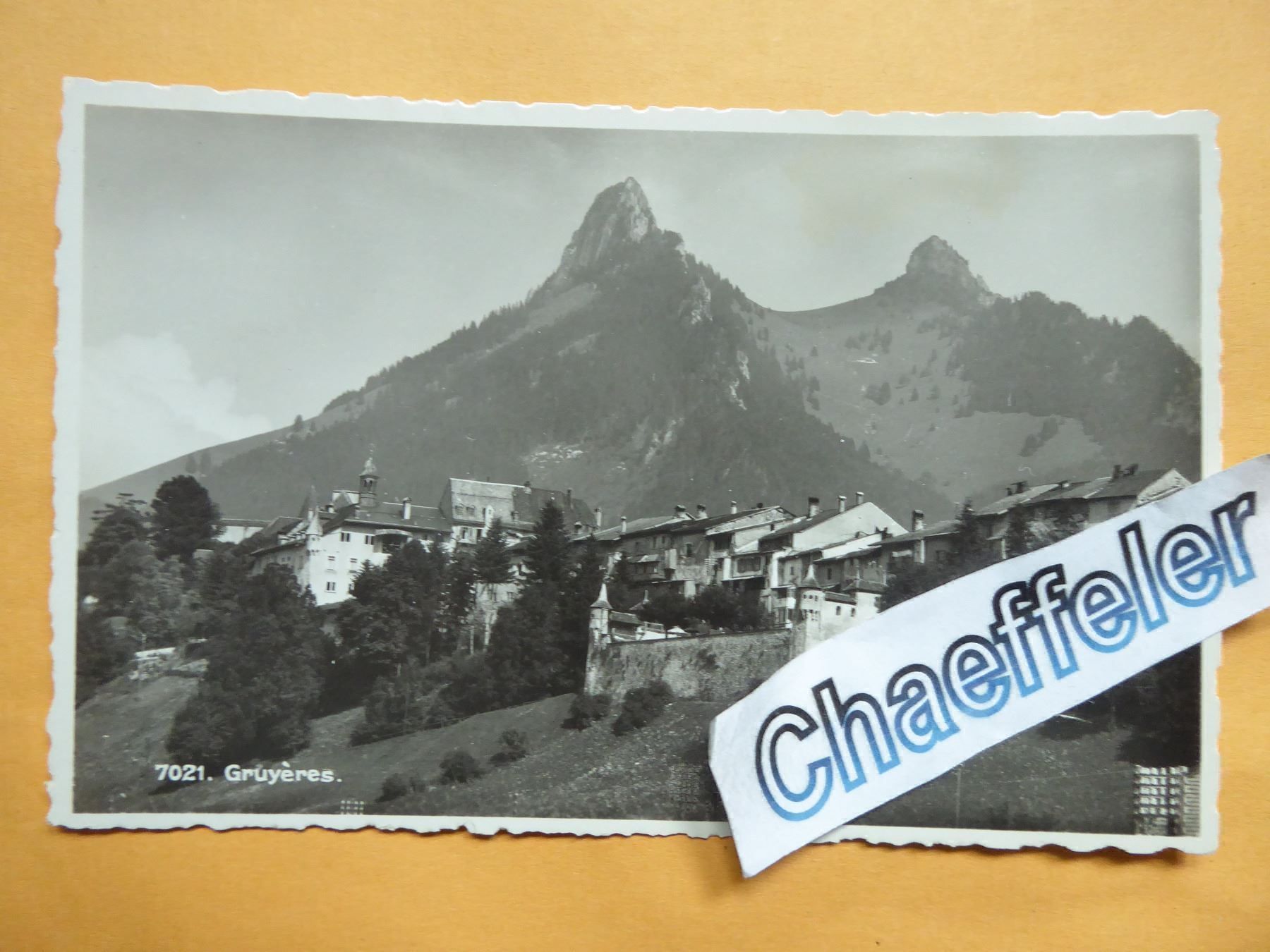 Cartoline postali: 7021 Gruyères – Nuovo (secondo la descrizione) da Zürich venduto da Chaeffeler
