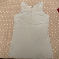 Damen Tanktop, Unterhemd, hellblau, Grösse M, 40/42