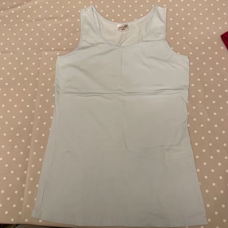 Damen Tanktop, Unterhemd, hellblau, Grösse M, 40/42
