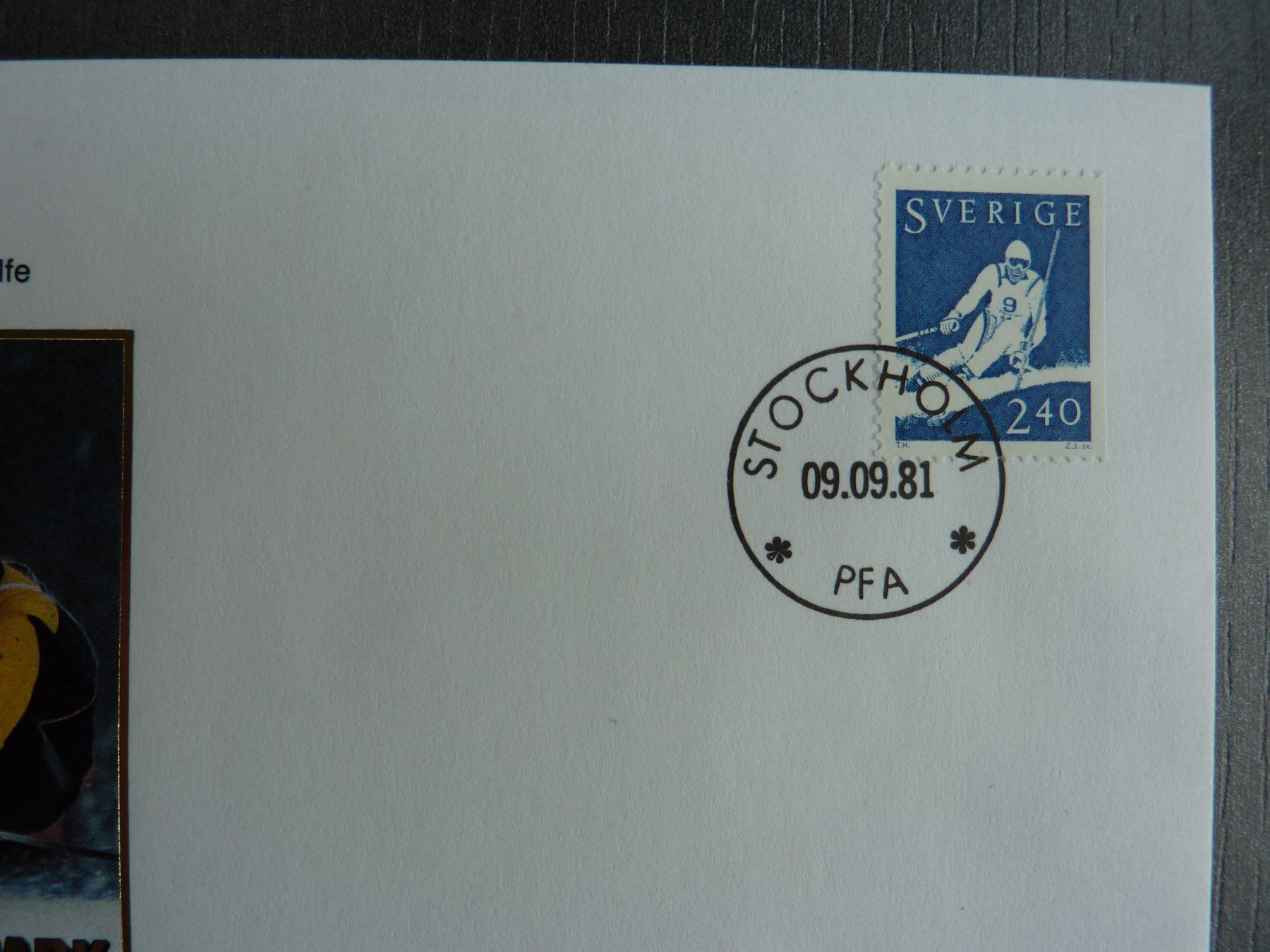 Alle Briefmarken: 1981  Ingemar Stenmark/Sw,  Fr. 2.50 – Neu (gemäss Beschreibung) aus Zürich von Aetna14 1