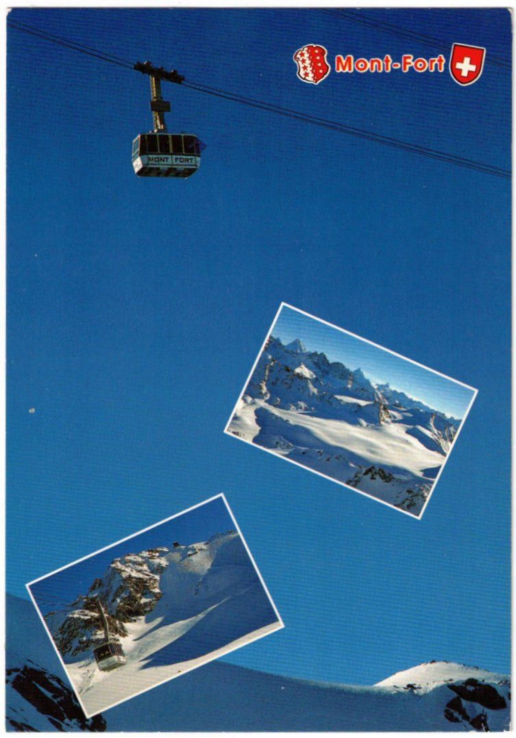 Cartoline postali: Verbier - 3 Bild AK – Usato da Binningen venduto da Mountainrider