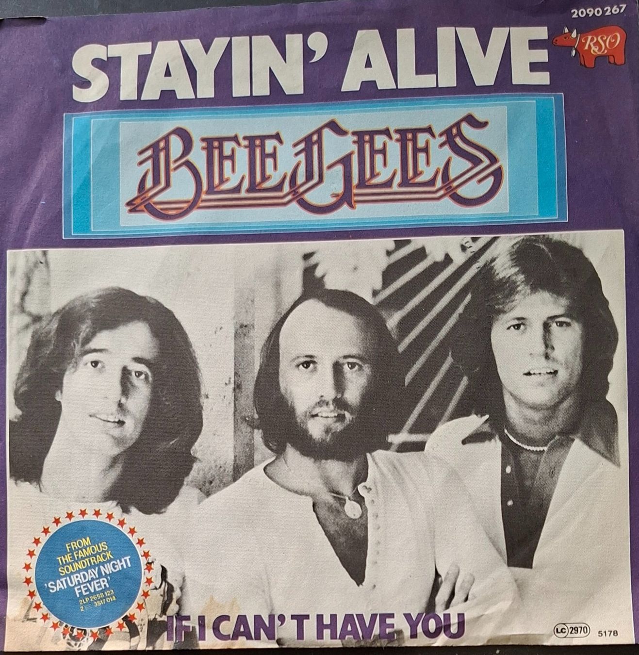 Dischi in vinile: Vinyl-Single Bee Gees - Stayin' Alive – Usato da Langenthal venduto da Modo39
