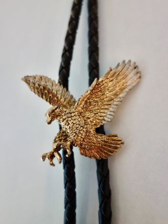 Bolo Tie Western Krawatte Cowboy ADLER FEDER KRALLEN USA