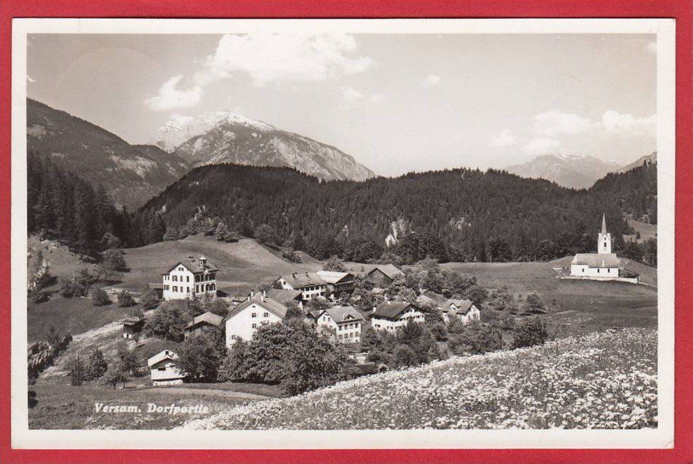 Cartoline postali: VERSAM DORFPARTIE – Usato da Grüningen venduto da Kartenlaube