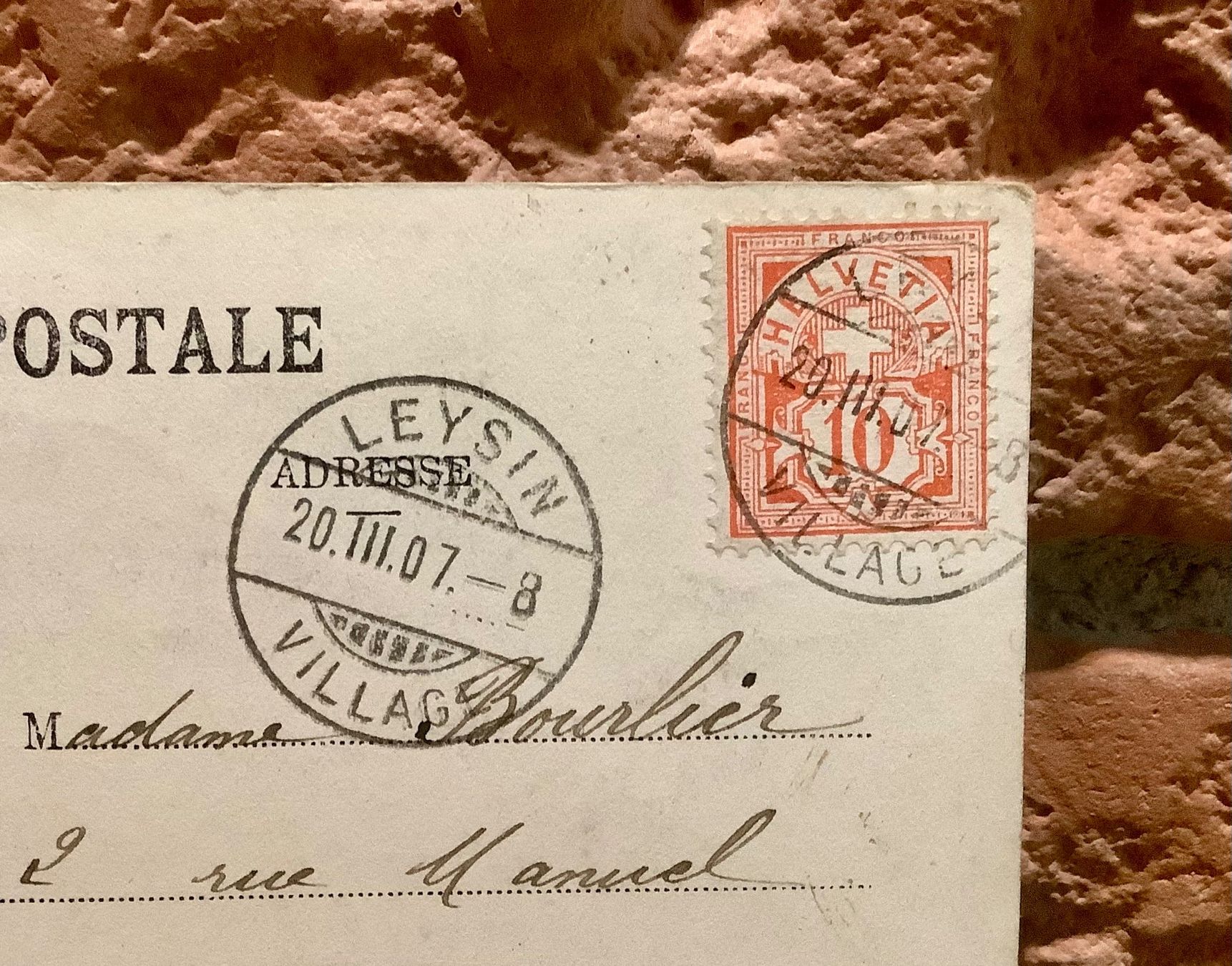 Ansichtskarten: 1907 - LEYSIN en HIVER - Winterlandschaft – Gebraucht aus Root von ENGLAND-TREASURES 3