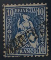 CH - Sitz. Helvetia - Zst Nr. 31 - Stabstempel