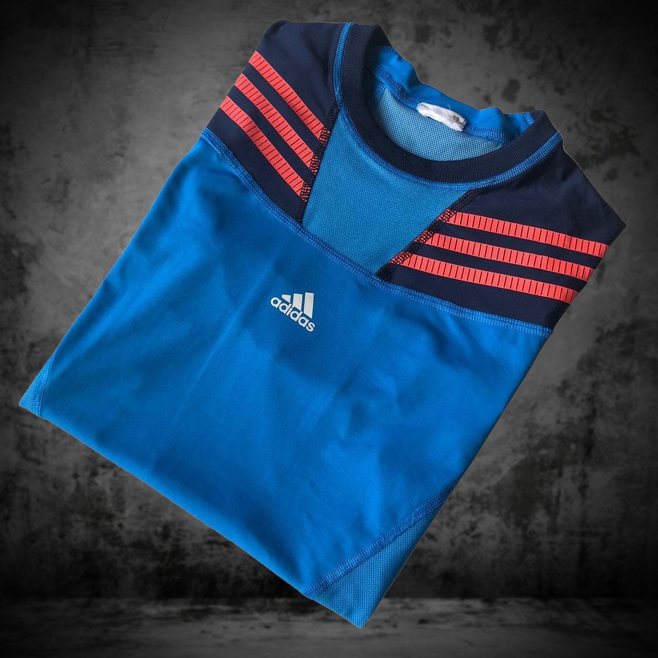 Adidas T-shirt: T-Shirt Adidas Techfit Blue Men M – Usato da Genève venduto da ang_7j7j 6