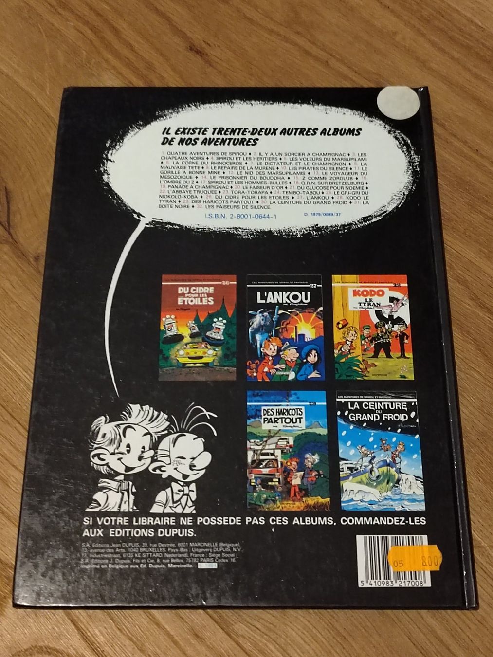 Fumetti: Spirou et Fantasio - Kodo le Tyran T28 – Usato da Fribourg venduto da Nooky 1