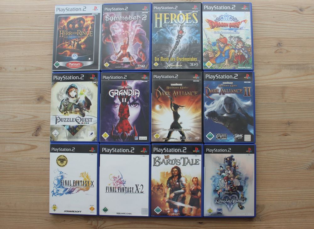 12 Rollenspiele für PS2 im Set: Grandia 2, Final Fantasy +.. | Kaufen ...