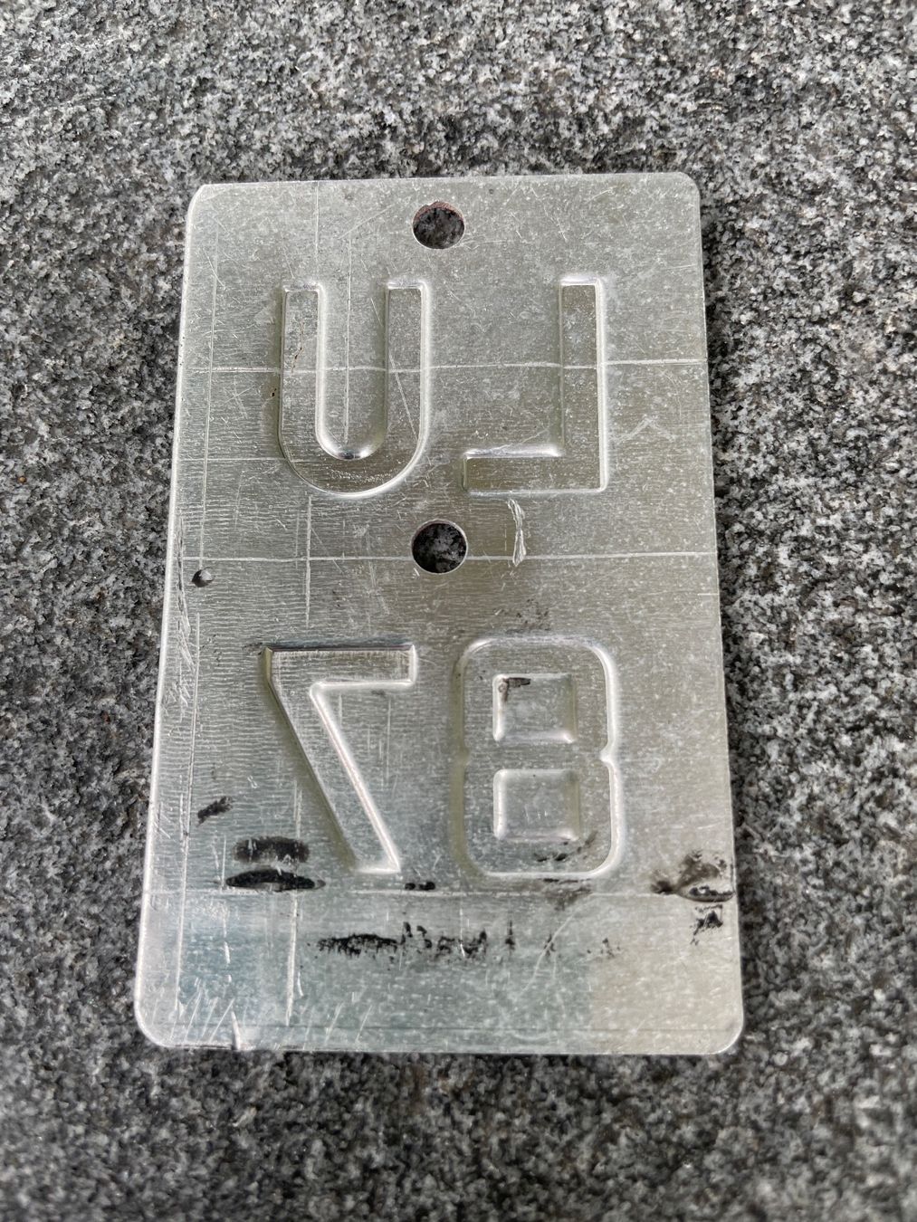 Insegne: Velonummer LU 87 – Usato da Winterthur venduto da cheerio97 2