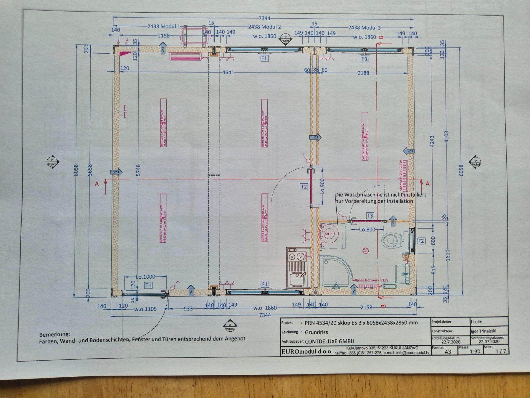 Conteneurs de construction: Container, Wohncontainer, Provisorium, tiny house – D'occasion à Galgenen par contdeluxe 1